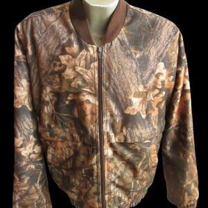 Camo Zip Bomber Jacket Large Vintage Men's Cabela's Thinsulate 1990's Canada